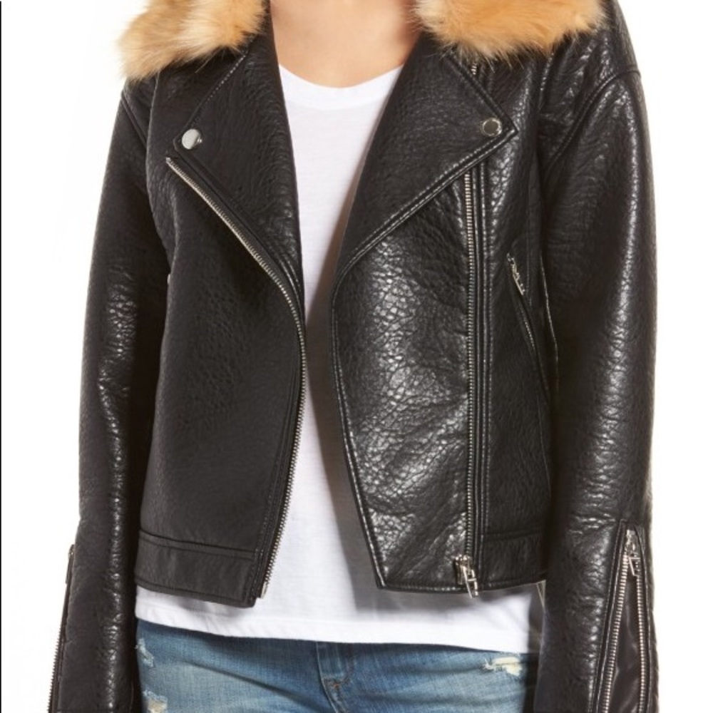 Blank NYC Vegan Leatger Jacket